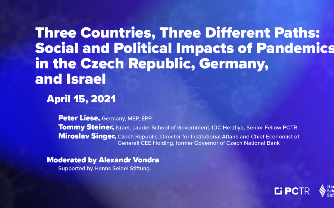 Tři země, tři rozdílné cesty: Sociální a politické dopady pandemie v České republice, Německu a Izraeli