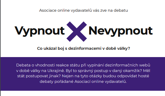 Vypnout x Nevypnout: Co ukázal boj s dezinformacemi v době války?